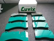 Luvix ルービックスブレーキパッド取扱い開始！デモカーVAB WRX STI brembo mono 6pot/4pot 特注 Fｒ/R1 Rr/V
