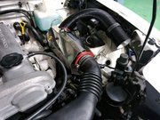 Rmcデモカー3代目NA8Cロードスター制作作業 BP-VEエンジンスワップ BMC DAI エアクリーナーキット取付